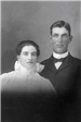 wedding picture Frances Estella Humphrey and Alfred Ellenwood Borthwick Jan 25 1897