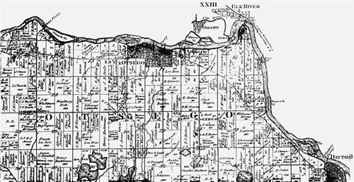 Otsego 1879 Wright Co plat map