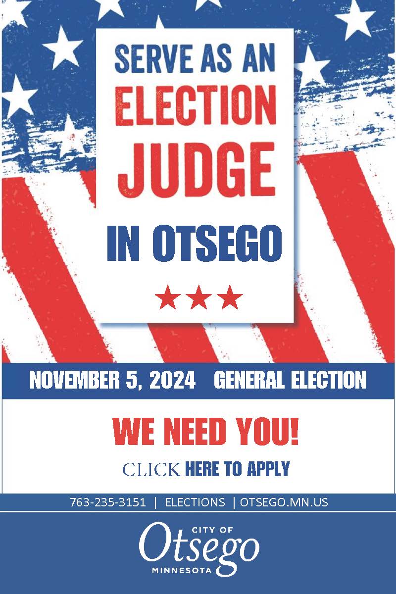 Election judge flyer website no QR code