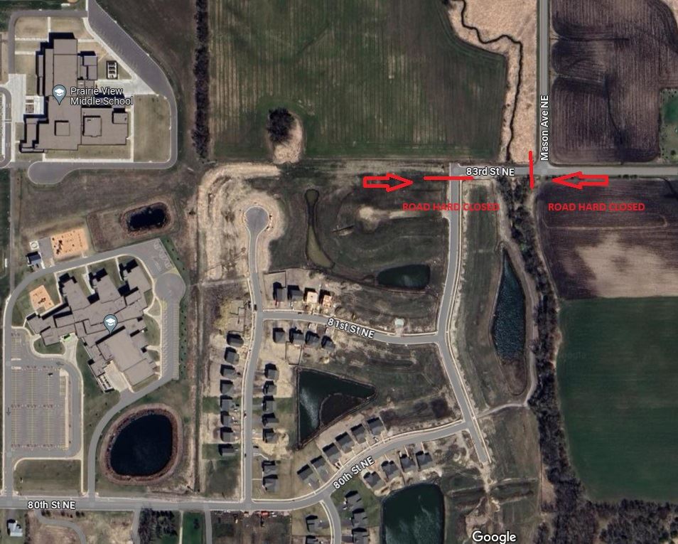 Prairie Point Road Closure