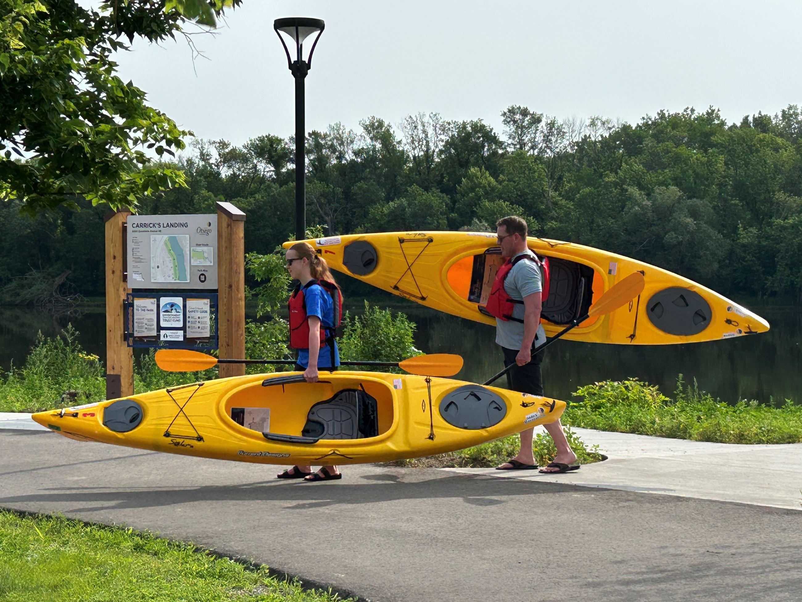 kayak at Carrick
